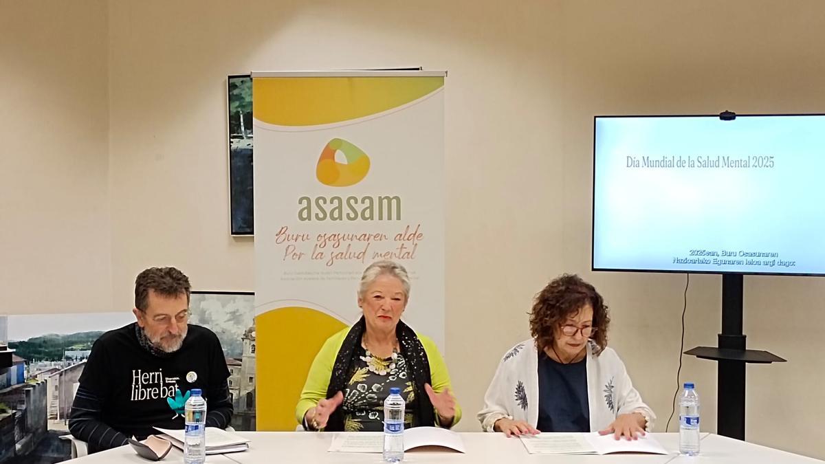 ASASAM ha presentado este lunes el programa del Día de la Salud Mental en Aiaraldea