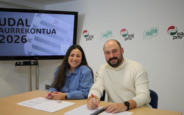 Los ediles Idoia Mikelez e Imanol Goenaga