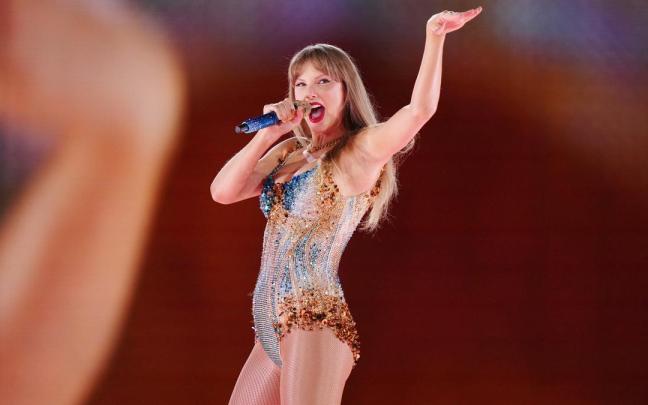 Taylor Swift, durante una actuación.