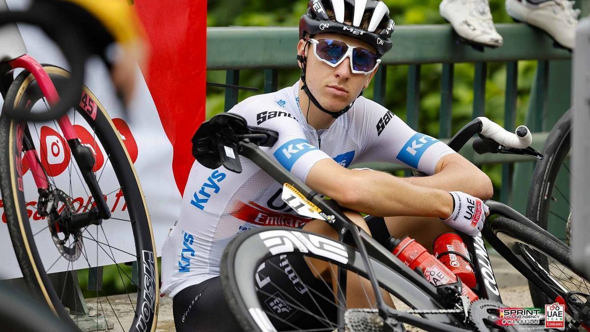 Tadej Pogacar, líder del UAE, durante la pasada edición del Tour de Francia.