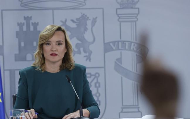 Pilar Alegría se estrena como portavoz del Gobierno español.