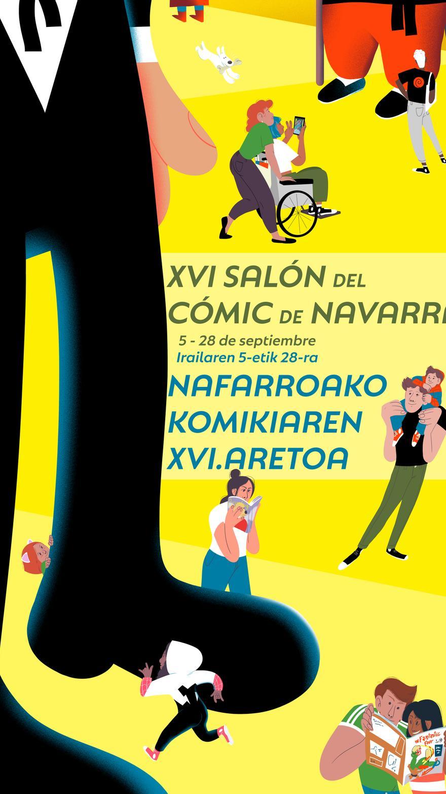 El cartel del ‘Salón del Cómic de Navarra’ este 2025.