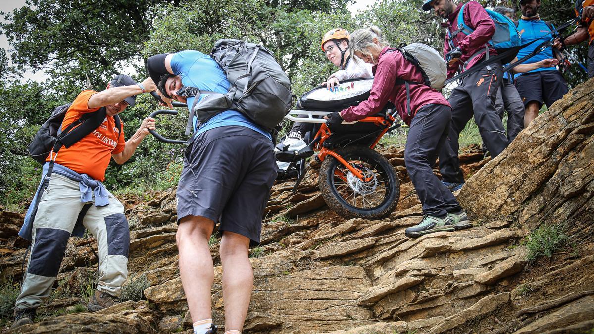 Una de las partes mas complicadas de la bajada