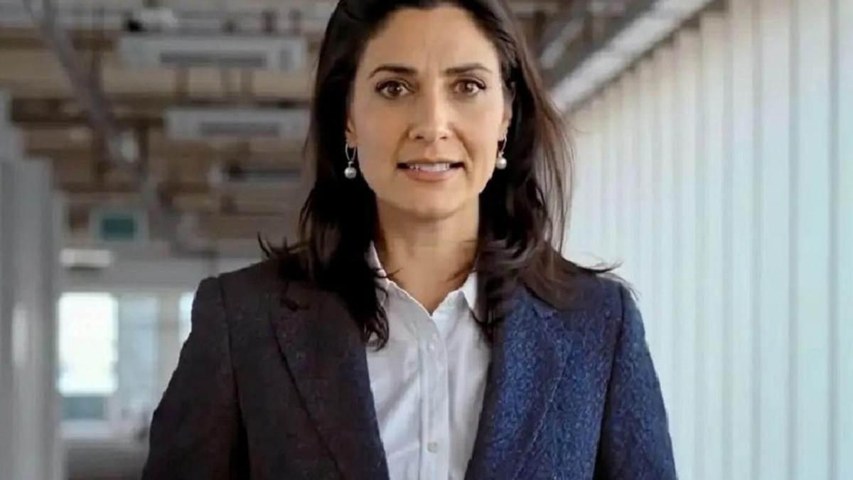Aisha Gaban, la presentadora virtual de 'Channel 4'.