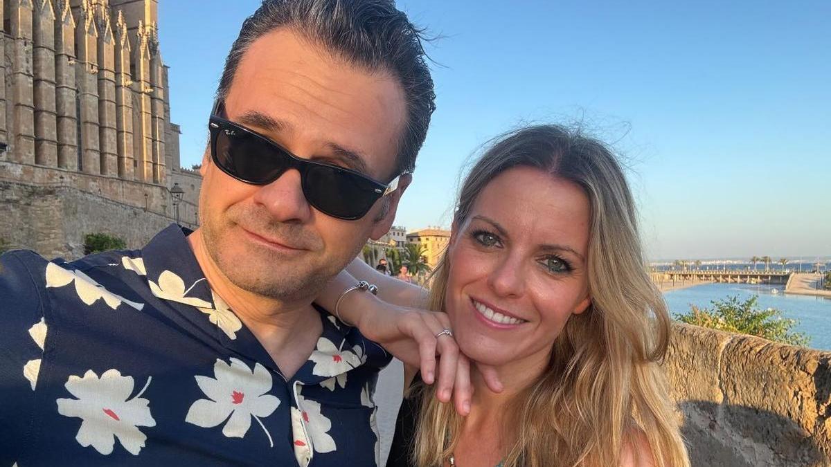 Iñaki López y Andrea Ropero en sus vacaciones en Islas Baleares