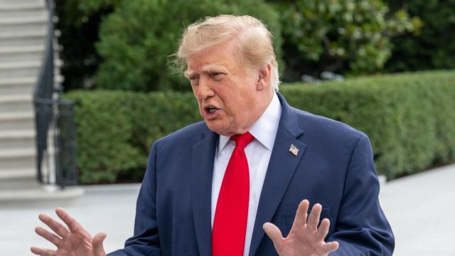 El presidente estadounidense, Donald Trump