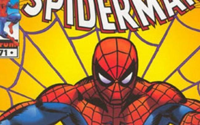 Uno de los dibujos de Spiderman de John Romita. Uno de los dibujos de Spiderman de John Romita.