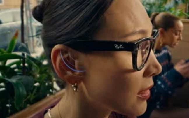 Imagen de la función 'Conversation Focus' para las gafas inteligentes de Meta