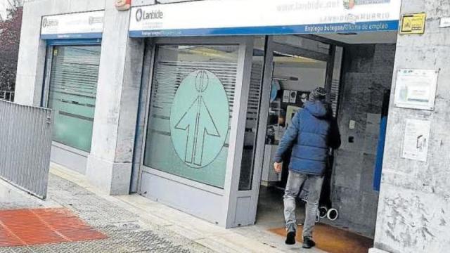 Oficina de Lanbide en el barrio bilbaíno de Rekalde