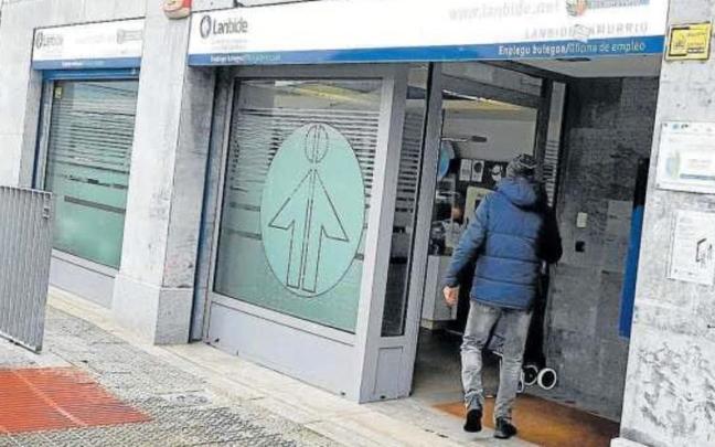 Oficina de Lanbide en el barrio bilbaíno de Rekalde