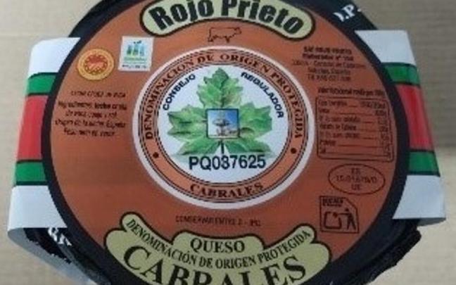 Queso Cabrales de la marca Quesería Rojo Prieto.
