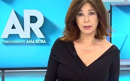 La presentadora, en el programa que lleva su nombre.