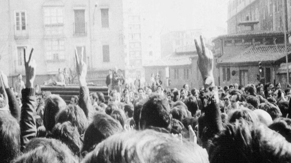 Imagen de archivo del funeral del 3 de marzo de 1976. ASOCIACIÓN 3 DE MARZO