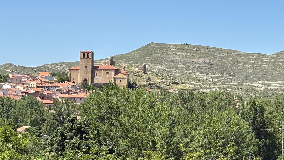 Vista de la localidad de Enciso.