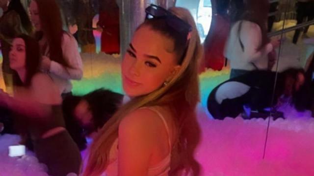 La influencer británica Brooke George.