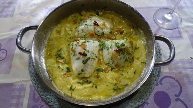 Bacalao al pil pil.
