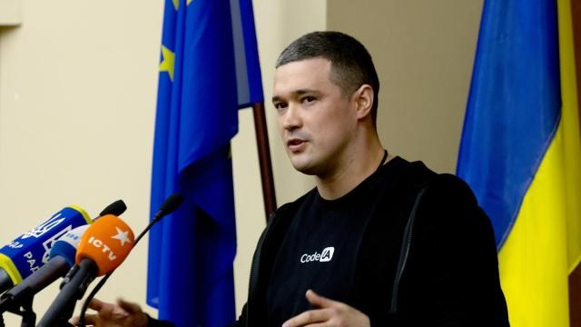 El hasta ahora ministro de Defensa de Ucrania, Mijailo Fedorov.