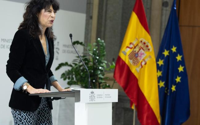 La ministra de Igualdad, Ana Redondo, presenta una campaña institucional para sensibilizar sobre el problema del consumo de pornografía en menores