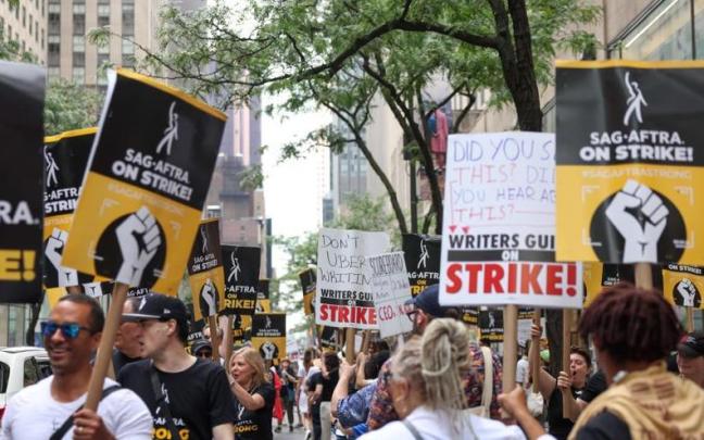 Huelga de guionistas.