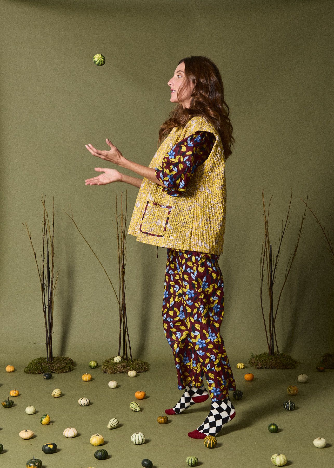 Chaleco acolchado y reversible, de corte oversize.