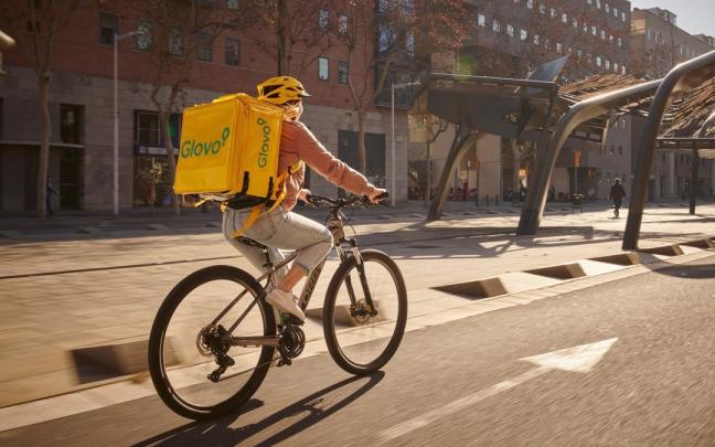 Repartidor de Glovo.