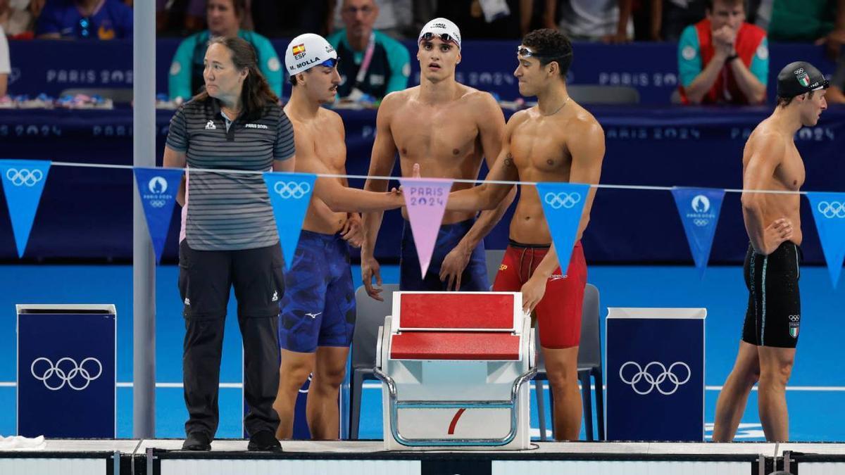 Hugo González, Carles Coll, Mario Mollá y Sergio de Celis