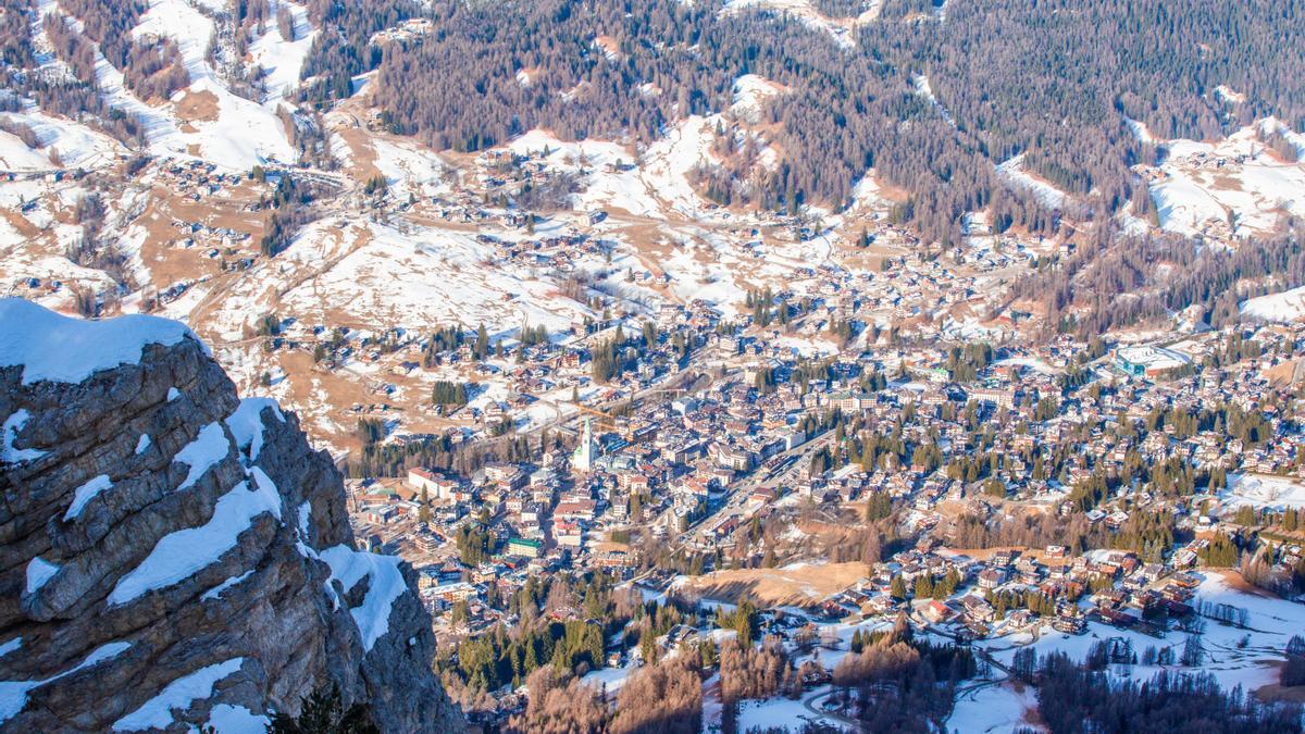 Los impresionantes Dolomitas en Cortina D’Ampezzo (Italia).