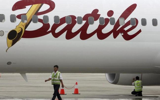 Un avión de la compañía Batik Air. / EFE Un avión de la compañía Batik Air.