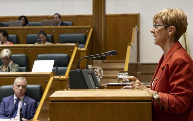 La consejera de Desarrollo Económico, Sostenibilidad y Medio Ambiente, Arantza Tapia.