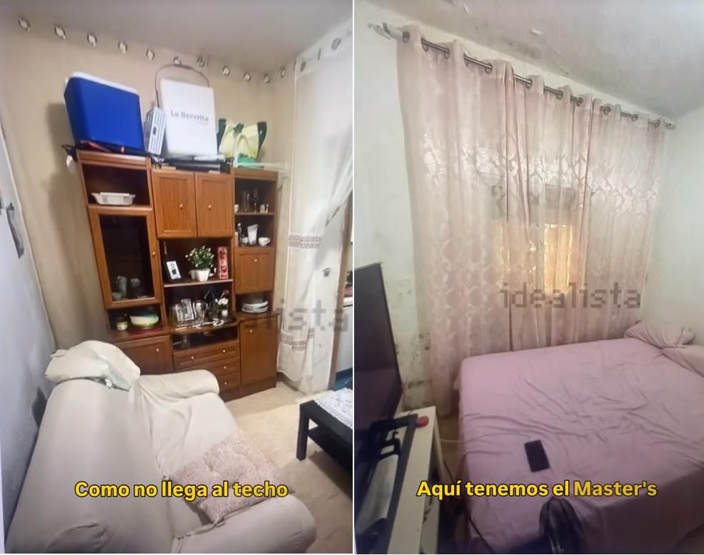 A la zona de la habitación principal, en tonos rosas -lo que la creadora de contenido denomina ‘lujo coquette’-, no le falta detalle.