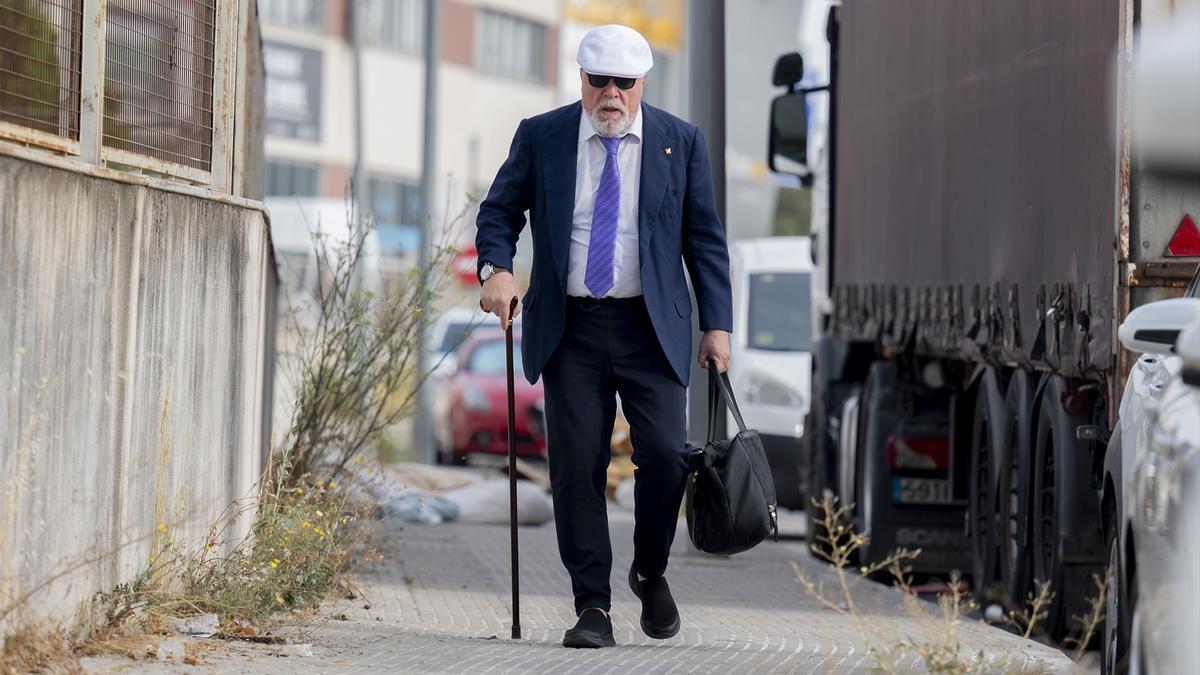 El excomisario José Manuel Villarejo, a su llegada a la Audiencia Nacional, a 22 de julio de 2026, en Madrid.
