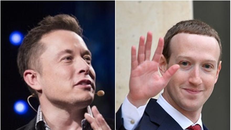 Elon Musk y Mark Zukerberg.