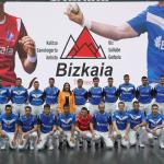 Los pelotaris posan en la presentación del Torneo Bizkaia.