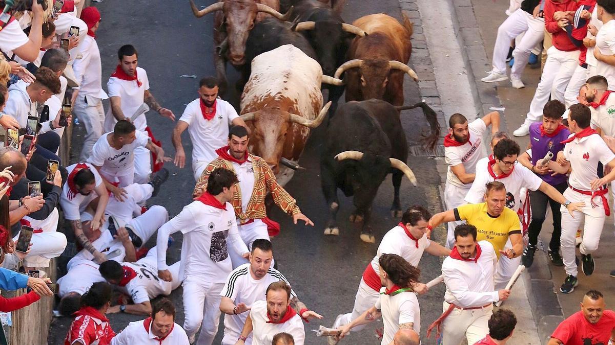Fotos del encierro de La Palmosilla este día 13.