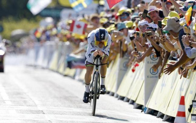 Evenepoel, el mejor en la crono.