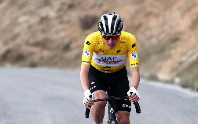 Pogacar, durante la Vuelta a Andaluc&iacute;a.