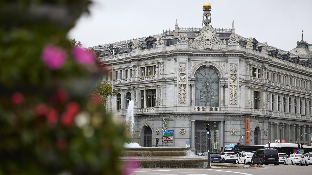Fachada del Banco de España.