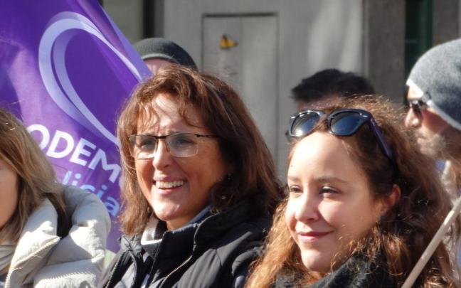 Isabel Faraldo, a la izquierda, será la candidata de Podemos Galicia a las próximas elecciones gallegas. / EP Isabel Faraldo, a la izquierda, será la candidata de Podemos Galicia a las próximas elecciones gallegas.
