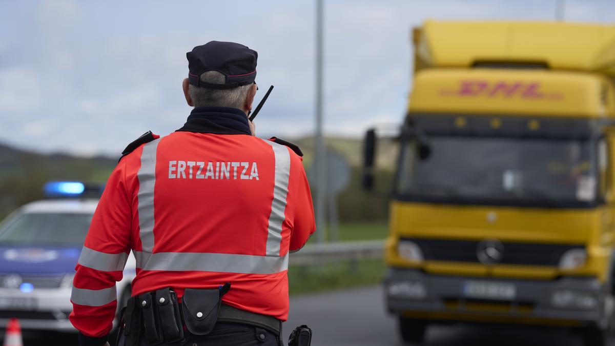 Control de velocidad de la Ertzaintza
