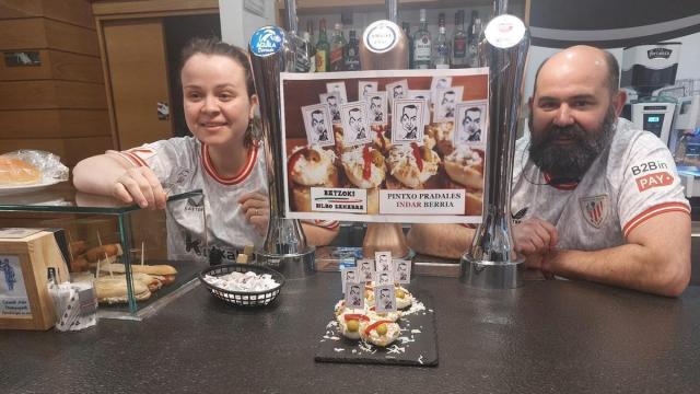 El Pintxo Pradales se puede degustar en el Batzoki Bilbo Zaharra.