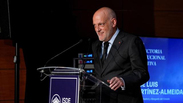 Javier Tebas, presidente de la liga española de fútbol profesional.