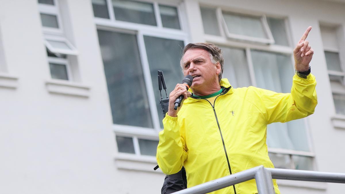 Jair Bolsonaro durante un acto el pasado 6 de abril.