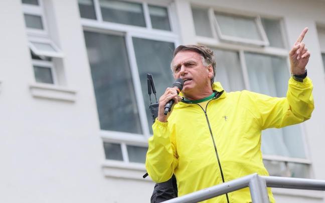 Jair Bolsonaro durante un acto el pasado 6 de abril. / EP Jair Bolsonaro durante un acto el pasado 6 de abril.