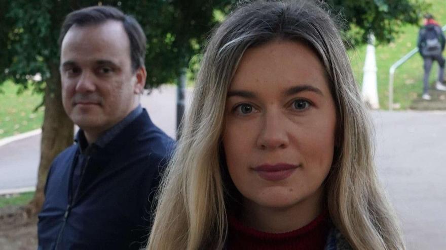 Hanna Maksymiv vive con Carlos y su familia en Bilbao.