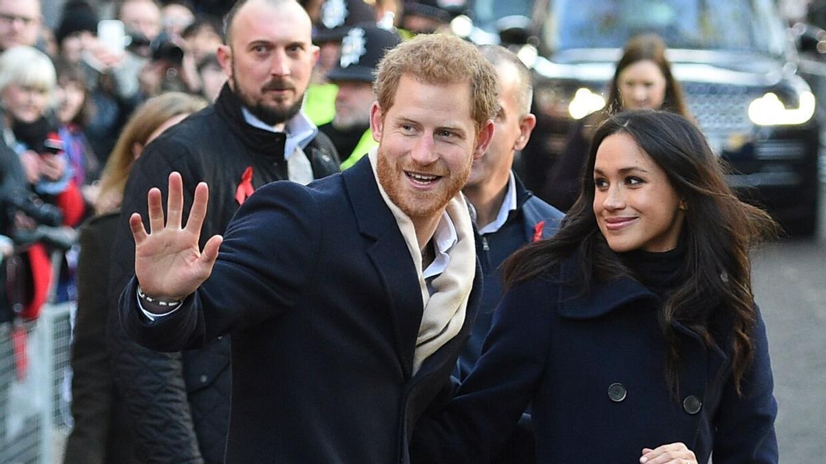 El príncipe Harry y Meghan Markle.
