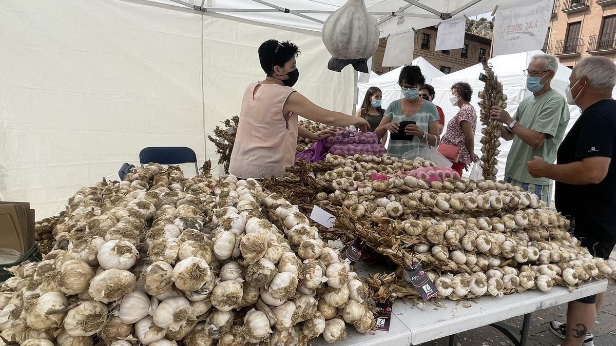 La Feria del Ajo de Falces, uno de los días más destacados del municipio.