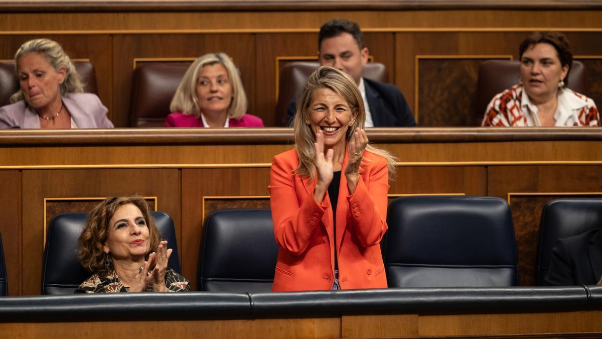 Yolanda Díaz en el Congreso de los Diputados