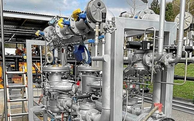 Vista del proyecto H2SAREA inaugurado hace más de un año en el Parque Tecnológico de Zamudio. | FOTO: E.P.