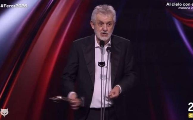 José Ramón Soroiz en los Premios Feroz 2026