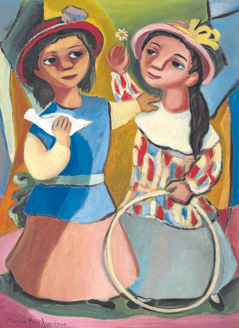 Maria Paz Jimenez. Aro, paloma y flor. 1948-1950. San Telmo Museoa.